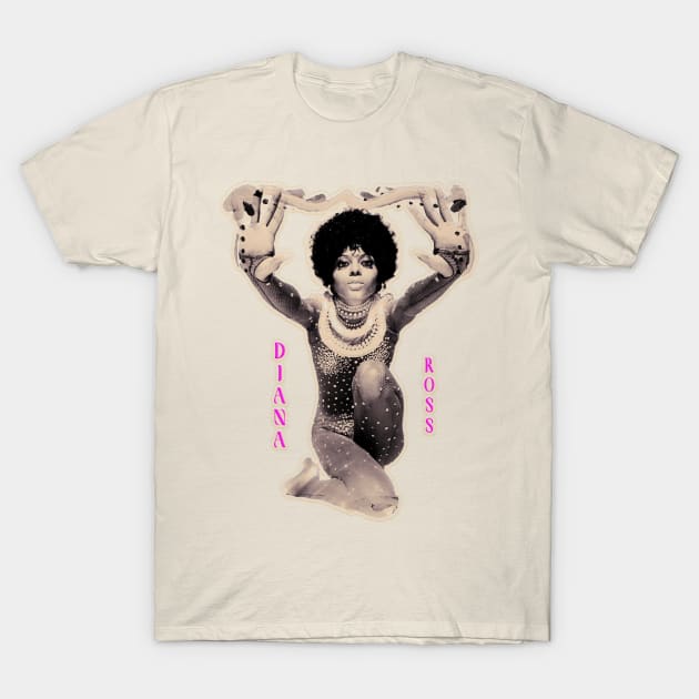 DIVA LADY DIANA ROSS T-Shirt by LuckYA